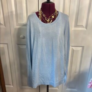 J. Crew Sky Blue Knit Top